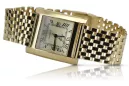 Gold men's watch Geneve ★ zlotychlopak.pl ★ Gold purity 585 333 Low Price!