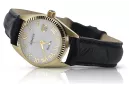 Złoty zegarek damski 14k 585 Geneve perłowa tarcza lw020ydpr