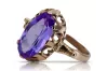 Vintage rose pink 14k gold 585 Alexandrite ring vrc134 Vintage