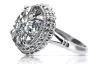 Vintage silver 925 Cubic Zircon ring vrc068s Vintage