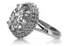 Vintage rose pink 14k gold 585 Setting ring vrc068 Vintage