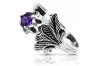 Vintage silver 925 Alexandrite ring vrc169s Vintage