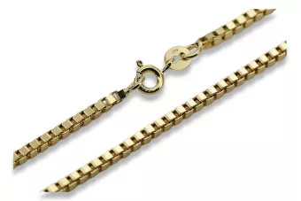 Yellow rose gold chain ★ russiangold.com ★ Gold 585 333 Low price