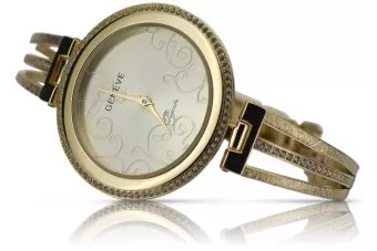 Reloj de damas de oro ★ zlotychlopak.pl ★ Pureza de oro 585 333 ¡Precio bajo!