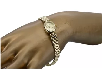 Puikus 14k 585 aukso moterų laikrodis Geneve lw099y