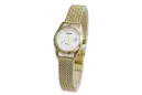 Złoty zegarek damski 14k 585 Geneve z perłową tarczą lw020ydpr&lbw003y