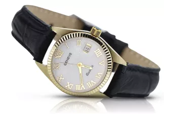 Ceas de aur bărbătesc Geneve ★ https://zlotychlopak.pl/ro/ ★ Puritate aur 585 333 Preț mic!