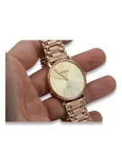 мъжки червено злато часовник 14K 585 Geneve mw004r&mbw009r