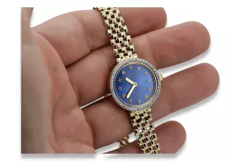 Goldene Damenuhr ★ https://zlotychlopak.pl/de/ ★ Goldreinheit 585 333 Niedriger Preis!