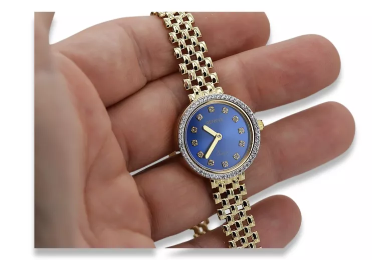 Montre femme en or ★ https://zlotychlopak.pl/fr/ ★ Pureté de l'or 585 333 Prix bas !