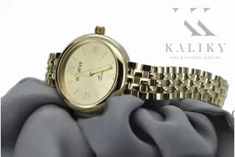 kopie der wunderschönen Geneve 14k Gold Damenuhr Lw011ydb