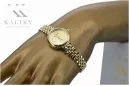 ساعة نسائية جميلة من الذهب عيار 14 قيراط Geneve LW011YDY