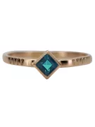 Russische sowjetische Rose 14 Karat 585 Gold Alexandrit Rubin Smaragd Saphir Zirkon Ring vrc014