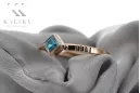 Russische sowjetische Rose 14 Karat 585 Gold Alexandrit Rubin Smaragd Saphir Zirkon Ring vrc014