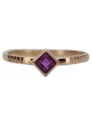 Ruso soviético rosa 14k 585 oro Alejandrita Rubí Esmeralda Zafiro Circón anillo vrc014
