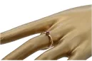 Ruso soviético rosa 14k 585 oro Alejandrita Rubí Esmeralda Zafiro Circón anillo vrc014
