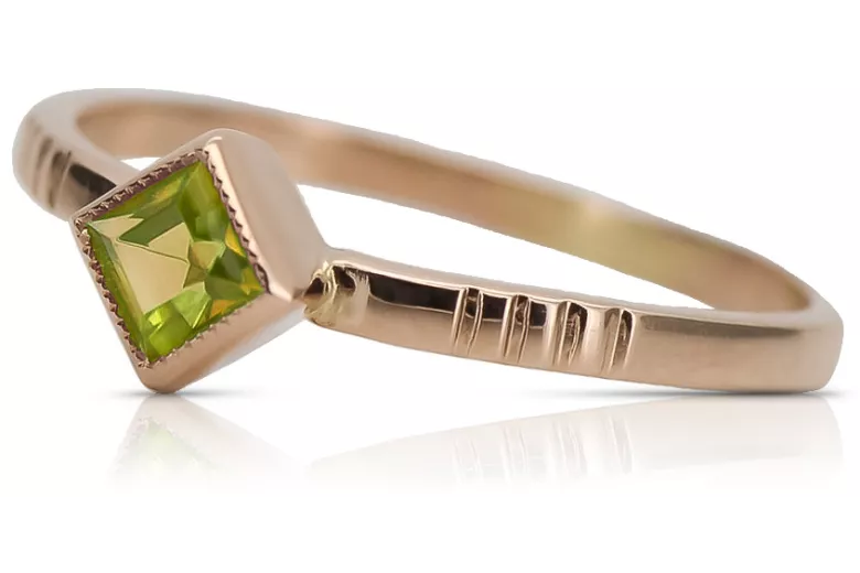 Rose soviétique russe 14k 585 or Alexandrite Ruby Emerald Sapphire Zircon ring vrc014
