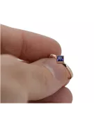 Russische sowjetische Rose 14 Karat 585 Gold Alexandrit Rubin Smaragd Saphir Zirkon Ring vrc014