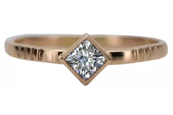 Ruso soviético rosa 14k 585 oro Alejandrita Rubí Esmeralda Zafiro Circón anillo vrc014