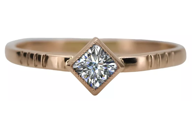Rose soviétique russe 14k 585 or Alexandrite Ruby Emerald Sapphire Zircon ring vrc014
