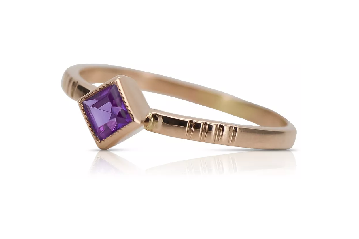 Russian Soviet rose 14k 585 gold Alexandrite Ruby Emerald Sapphire Zircon ring vrc014 Russian Soviet rose 14k 585 gold Alexandrite Ruby Emerald Sapphire Zircon ring vrc014