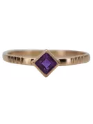 Ruso soviético rosa 14k 585 oro Alejandrita Rubí Esmeralda Zafiro Circón anillo vrc014