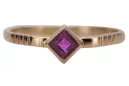 Rose soviétique russe 14k 585 or Alexandrite Ruby Emerald Sapphire Zircon ring vrc014