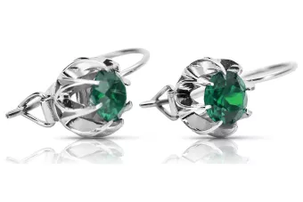 Rusă sovietică de argint 925 Alexandrite Ruby Smarald Safir Acvamarina Zircon ... cercei vec062s