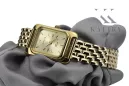 Złoty zegarek z bransoletą damską 14k włoski Geneve lw003ydy&lbw004y