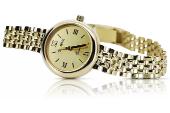 Krásné 14k zlaté ženské hodinky žáneve lw011dydy
