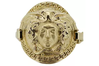 Σοβιετικό 14k 585 χρυσό Ρωσικό ροζ χρυσό δαχτυλίδι vrn001