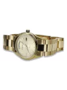 чоловічого золотого годинника з браслетом 14k Geneve mw013ydy&mbw017y