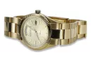 мужских золотых часов с браслетом 14k Geneve mw013ydy&mbw017y
