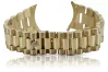Yellow 14k gold man's Rolex style watch bracelet mbw015y