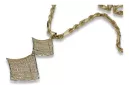 copie a cutiei ovale cu pandantiv din aur 14k 585 cu lanț Corda Figaro cpn001y&cc082y