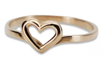 Russian Soviet rose pink 14k 585 gold Vintage ring vrn116