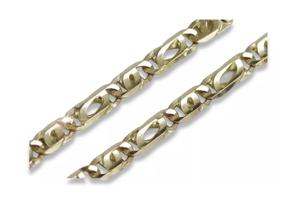 Armband aus russischem Roségold (italienisches Gelb) mit Diamantschliff cb021