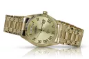 Gold men's watch Geneve ★ zlotychlopak.pl ★ Gold purity 585 333 Low Price!