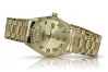 Złoty zegarek męski 14k 585 Geneve mw013ydyy&mbw006yo