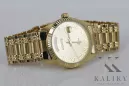 Gold men's watch Geneve ★ zlotychlopak.pl ★ Gold purity 585 333 Low Price!