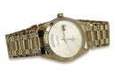 Gold men's watch Geneve ★ zlotychlopak.pl ★ Gold purity 585 333 Low Price!