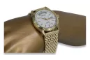 copie ceas bărbătesc din aur cu brățară 14k 585 Geneve mw013ydbc&mbw013y