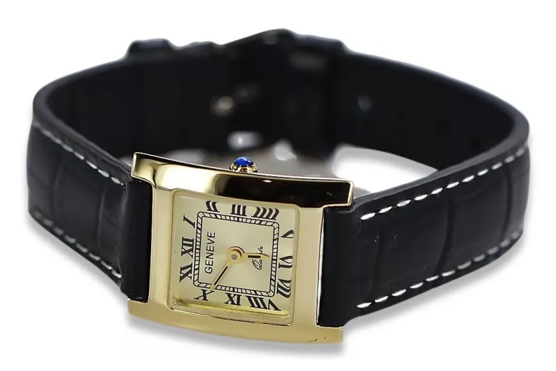 Reloj para hombres de oro Geneve ★ https://zlotychlopak.pl/es/ ★ Pureza de oro 585 333 Precio bajo!