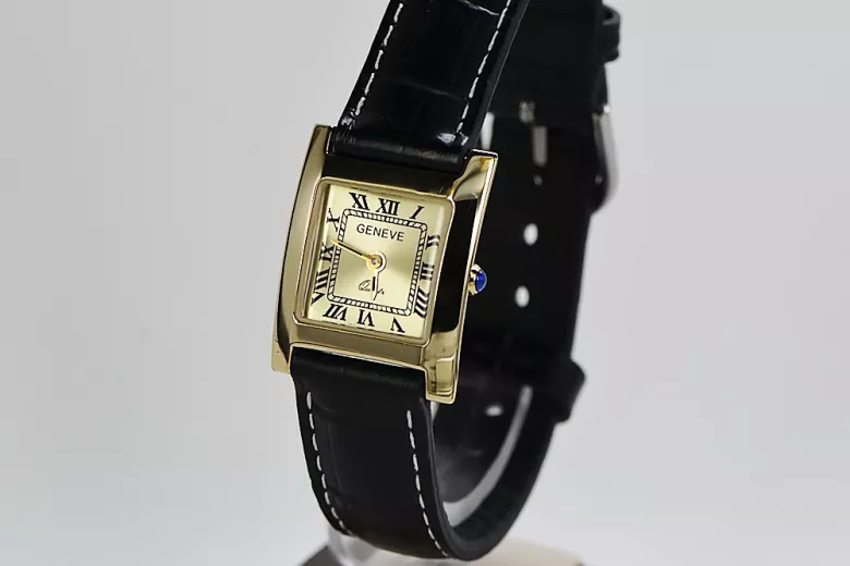 Reloj para hombres de oro Geneve ★ https://zlotychlopak.pl/es/ ★ Pureza de oro 585 333 Precio bajo!