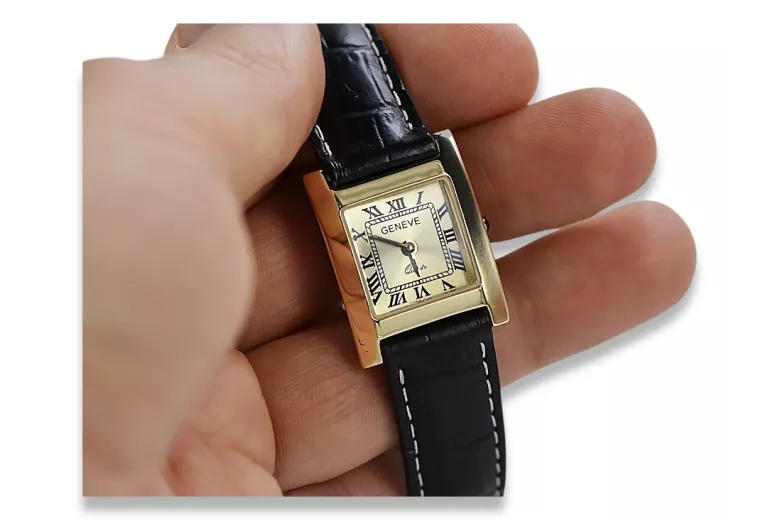 Reloj de oro para hombre Geneve ★ https://zlotychlopak.pl/es/ ★ Pureza del oro 585 333 ¡Precio bajo!