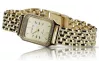 14k златен дамски часовник с гривна Geneve lw055y&lbw004y