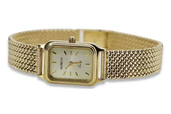 Gold men's watch Geneve ★ zlotychlopak.pl ★ Gold purity 585 333 Low Price!