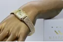 копия женских часов Geneve из 14-каратного золота с браслетом Lw023y&lbw004y