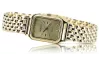 Yellow 14k 585 gold Lady Geneve wrist watch lw023y&lbw004y
