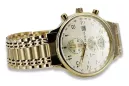 копие на 14k 585 златен часовник с гривна Geneve mw005ydg&mbw006y